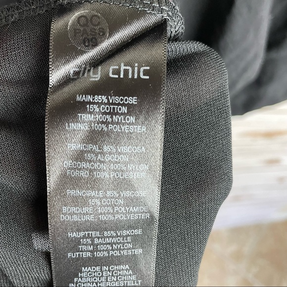 CITY CHIC Lace Necklined Dress with Tie Waist Detail Plus Size XXL (24) - Picture 5 of 7